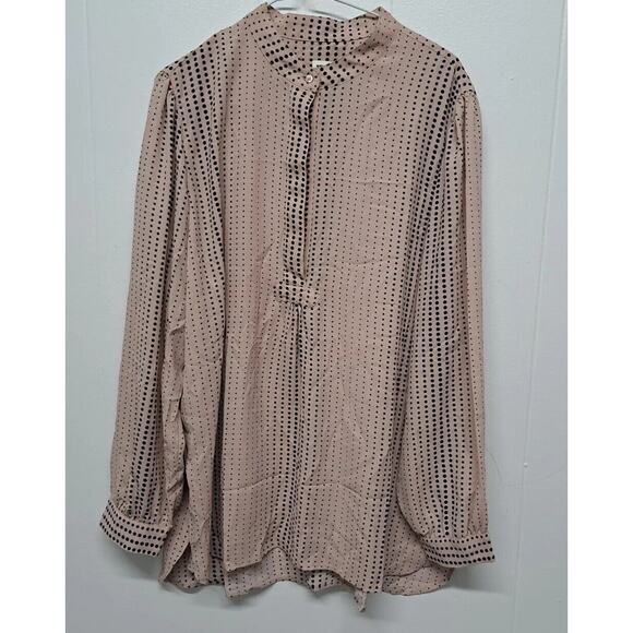 Anne Klein Long Sleeve‎ Blouse Size XXL - Picture 1 of 14